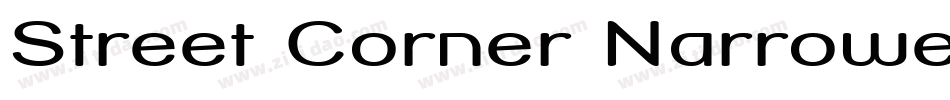 Street Corner Narrower字体转换